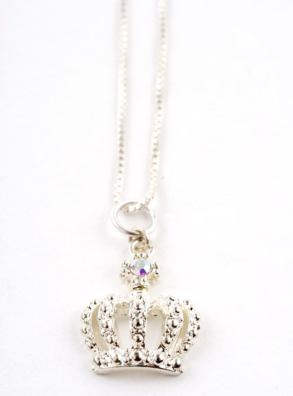 Crown Charm Necklace