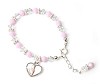 Swarovski Crystal Ballerina Heart Charm Bracelet