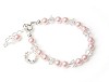Crystal Pearl & Crystal Tiara Charm Bracelet